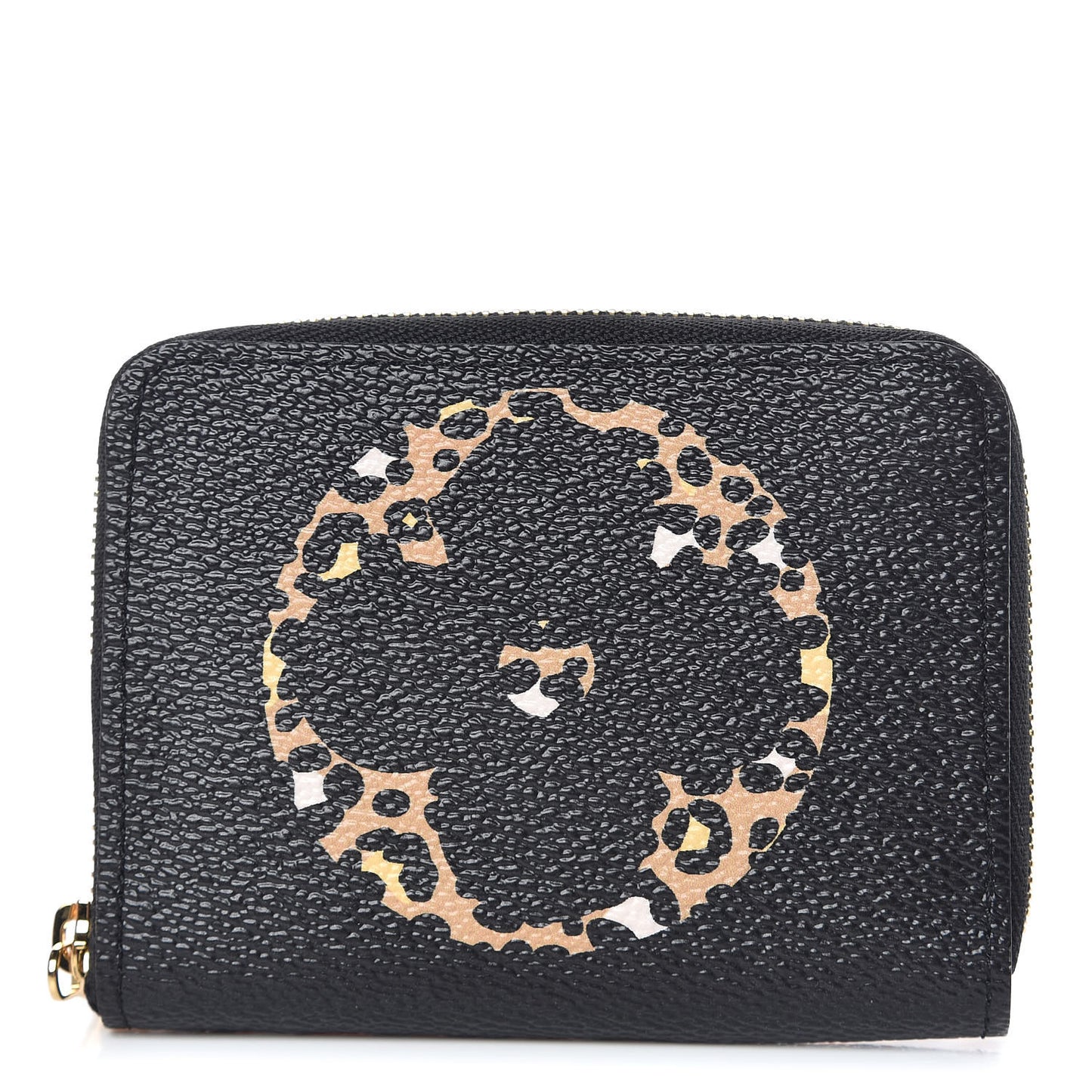 Monogram Giant Jungle Zippy Coin Purse Black