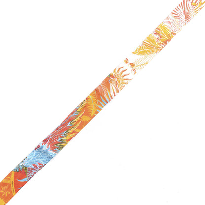 Hermes Silk Mythiques Phoenix Coloriages Twilly Blanc Orange Bleu 5 of 5