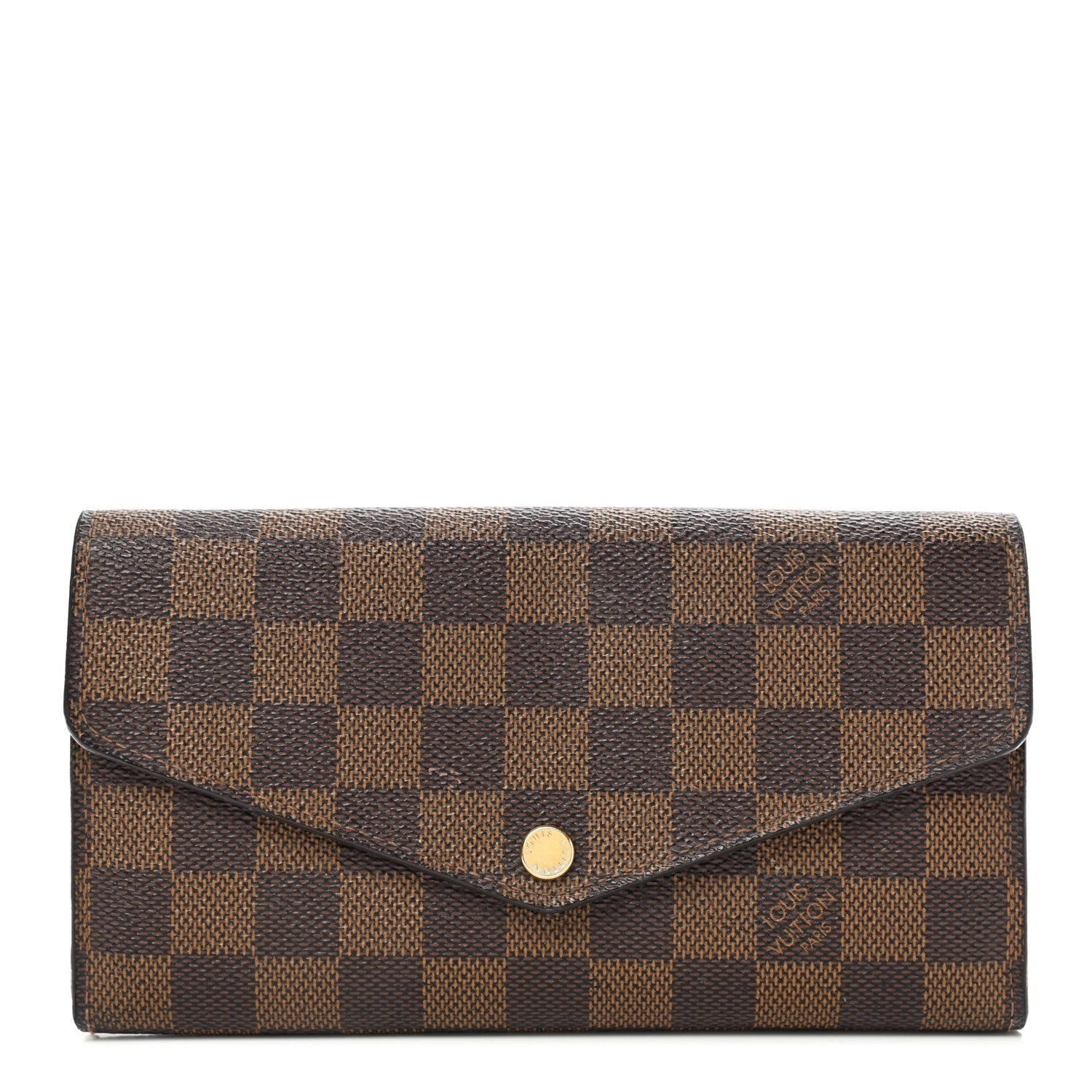 Louis Vuitton Damier Ebene Sarah Wallet NM 1 of 8