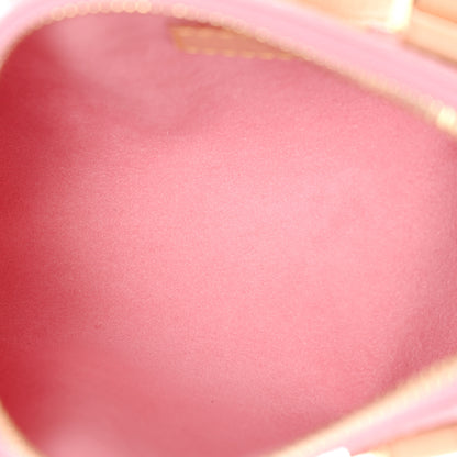 Louis Vuitton Vernis Monogram Nano Speedy Mochi Pink 5 of 9