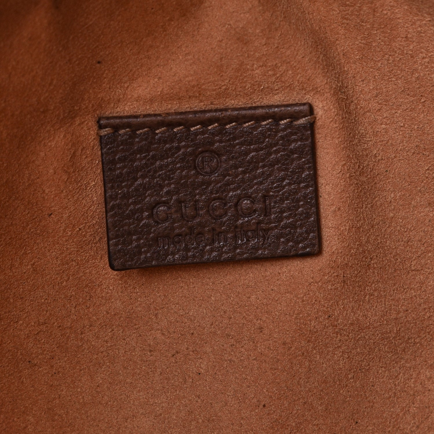 Gucci GG Supreme Monogram Large Ophidia Pouch Clutch Brown 7 of 13