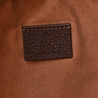 Gucci GG Supreme Monogram Large Ophidia Pouch Clutch Brown 7 of 13