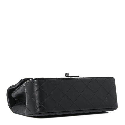Chanel Lambskin Quilted Mini Rectangular Flap So Black 4 of 10
