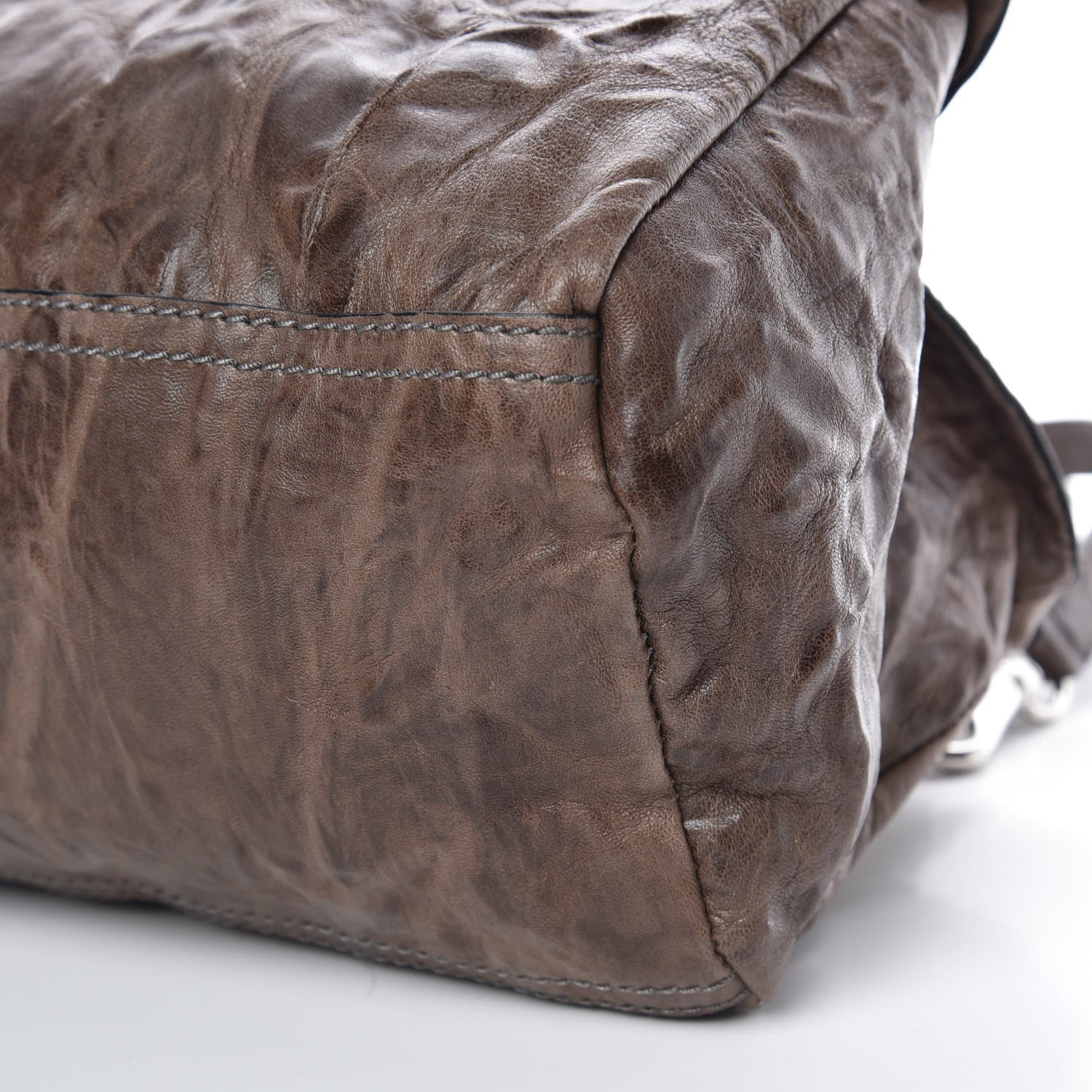Givenchy Tumbled Sheepskin Small Pandora Charcoal 10 of 10