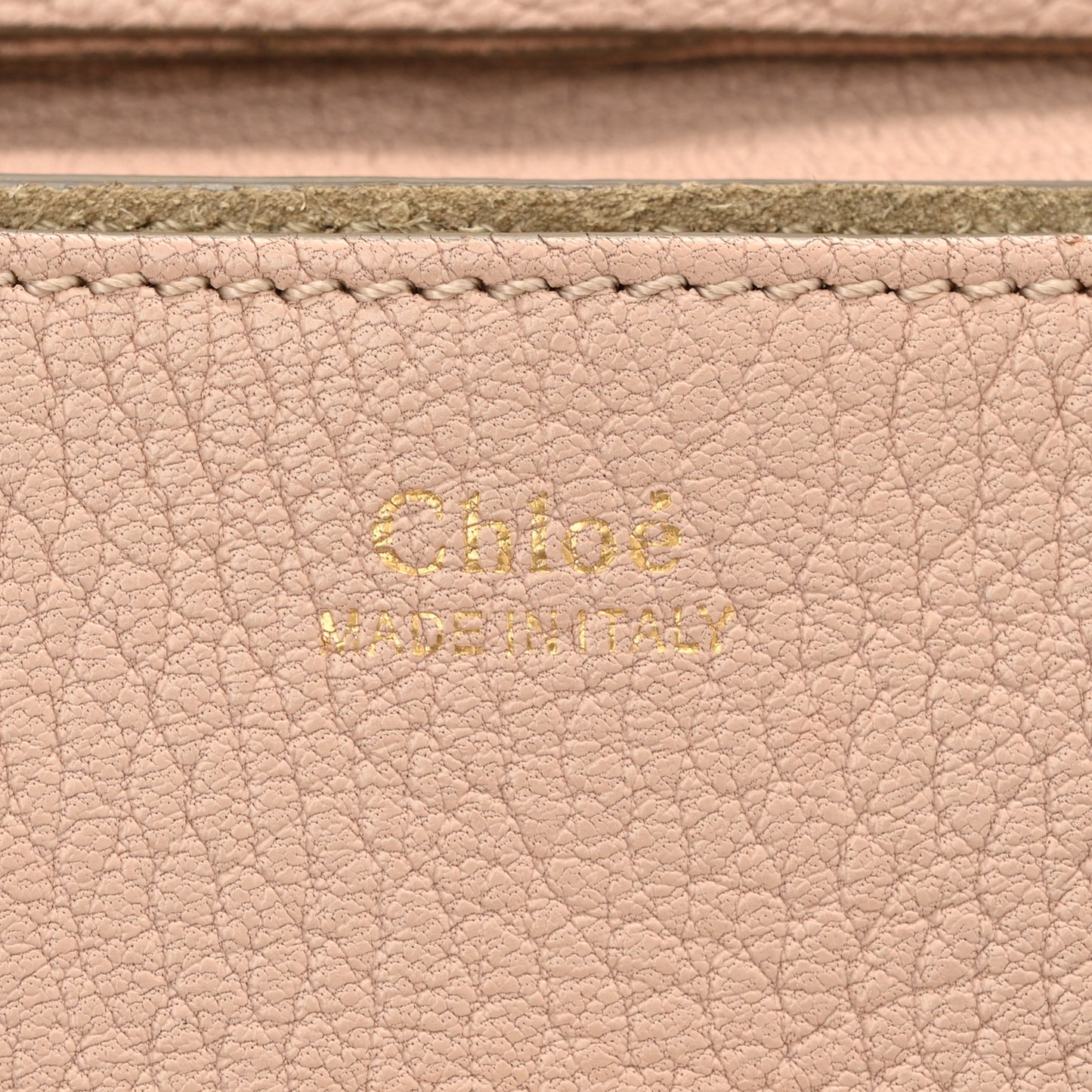 Grained Lambskin Mini Drew Shoulder Bag Cement Pink