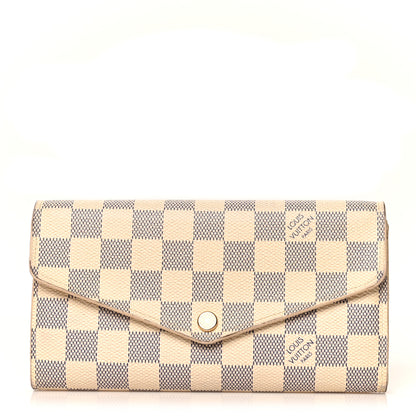 Louis Vuitton Damier Azur Sarah Wallet NM 1 of 11