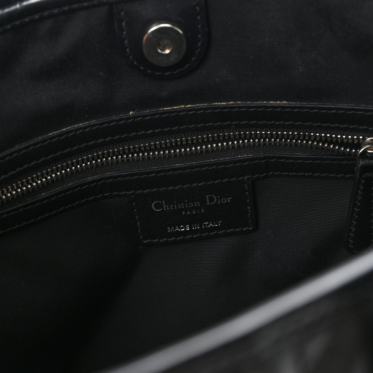 Coated Canvas Cannage Mini Panarea Tote Black