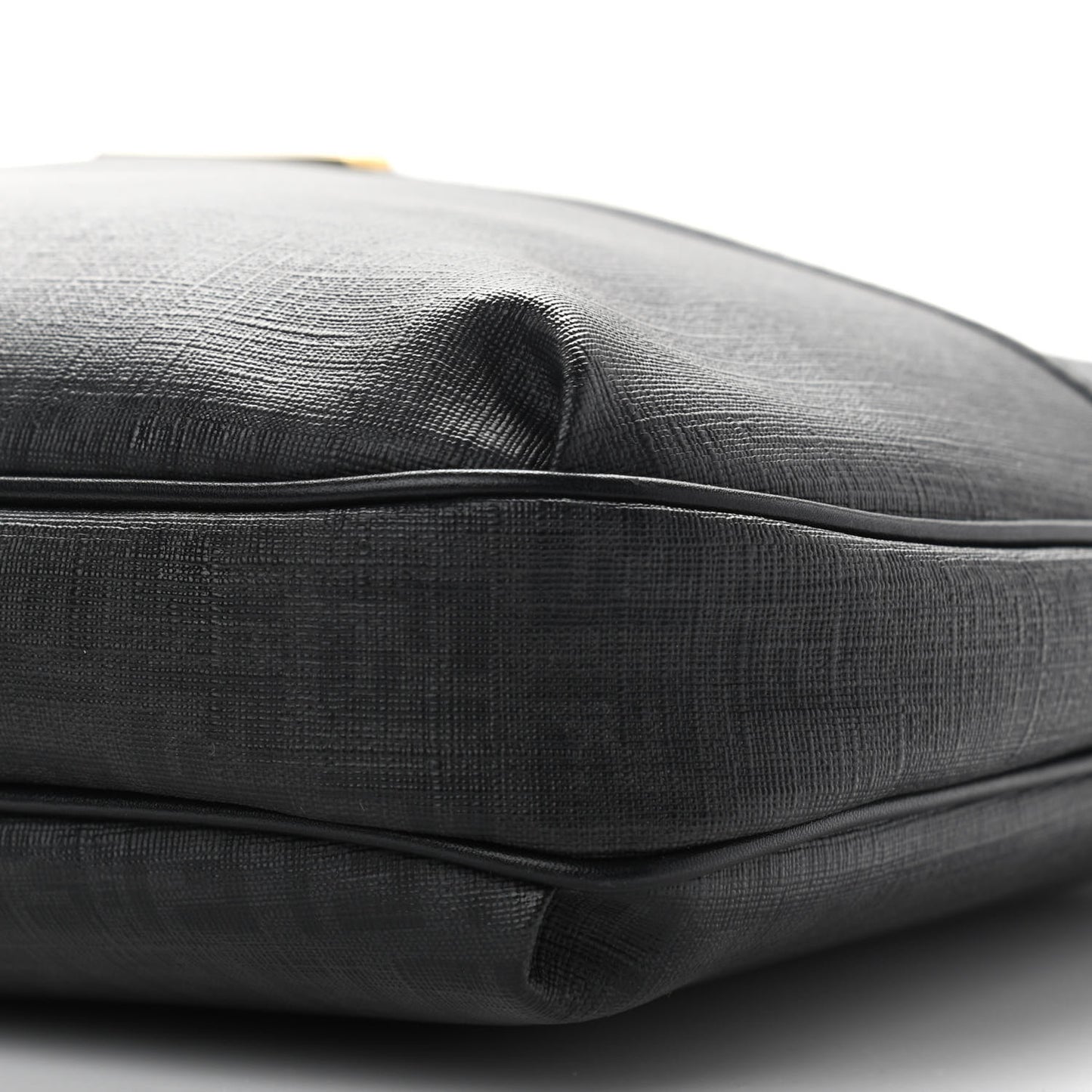 Zucchino Spalmati Vitello Messenger Bag Black