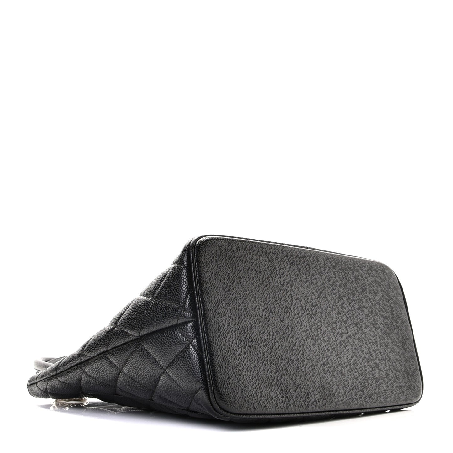 Caviar Quilted Medallion Tote Black