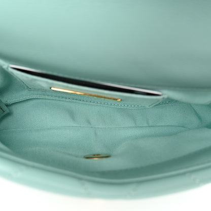 Chanel Lambskin Quilted Chanel 19 Waist Bag Light Blue 5 of 10
