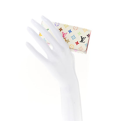 Louis Vuitton Monogram Multicolor Multicles 4 Key Holder White Litchi 2 of 8