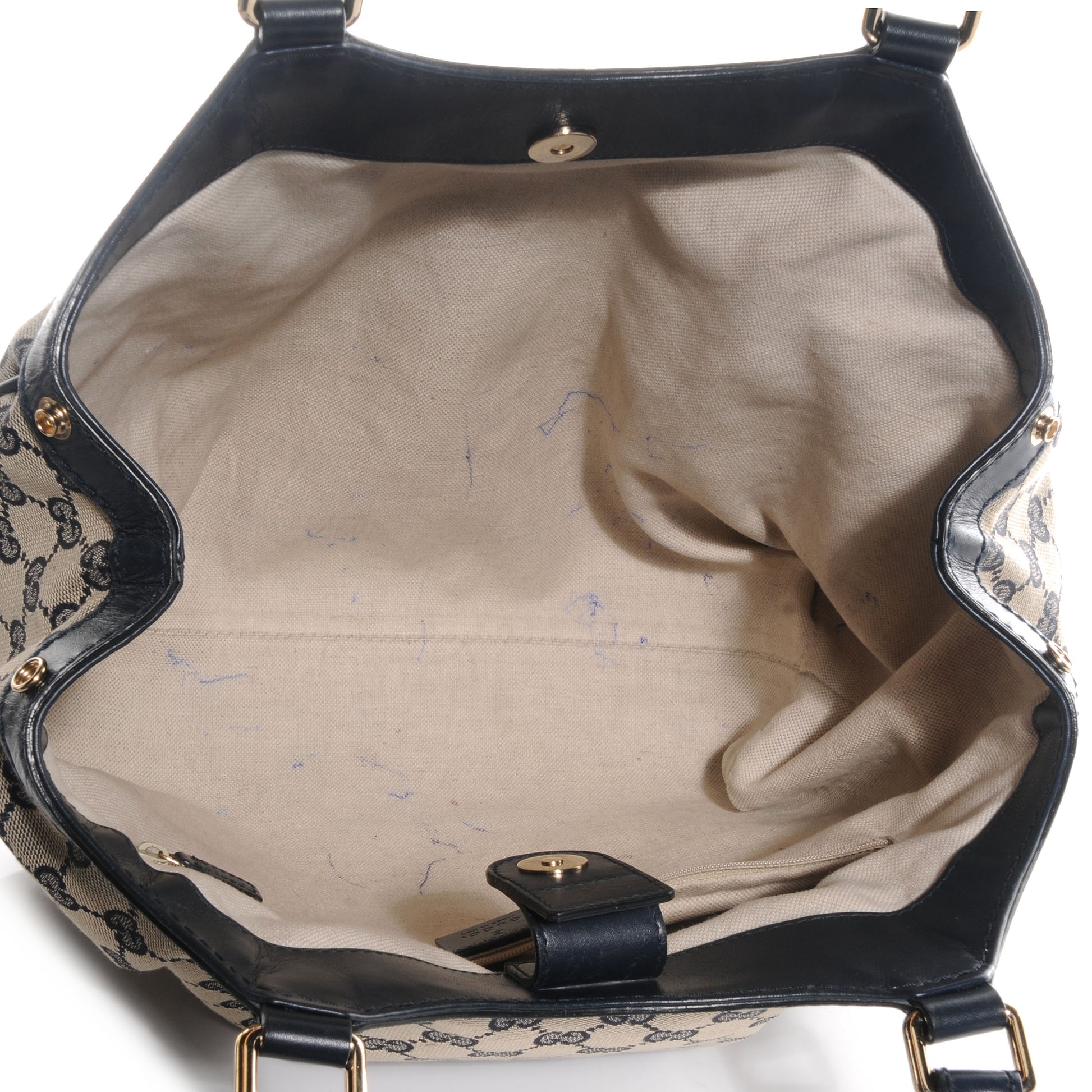 Gucci Monogram Medium Sukey Tote Navy 5 of 8