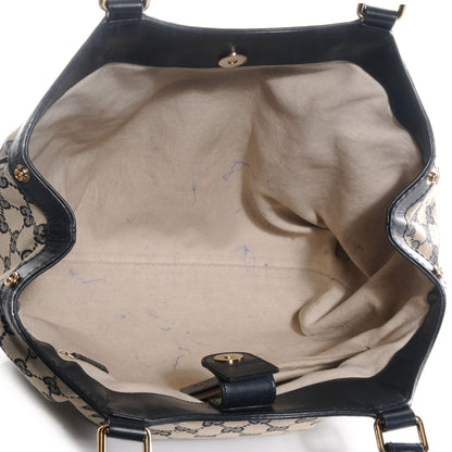 Gucci Monogram Medium Sukey Tote Navy 5 of 8