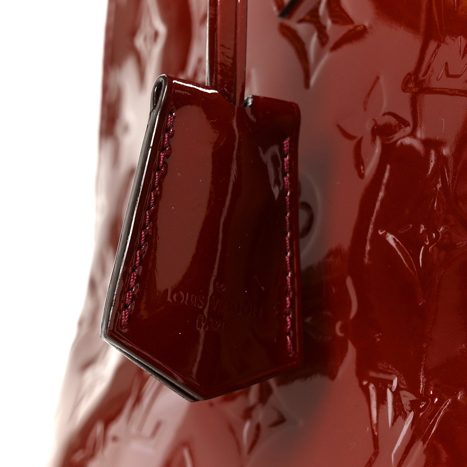 Louis Vuitton Vernis Alma PM Rouge Fauviste 8 of 11