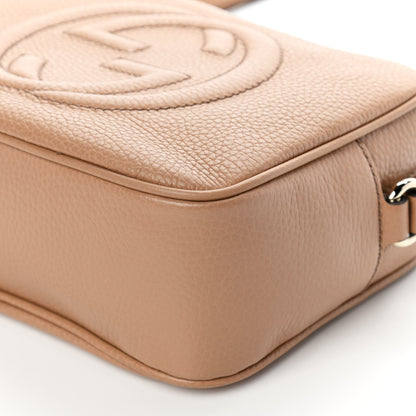 Gucci Pebbled Calfskin Small Soho Disco Bag Camelia 11 of 12