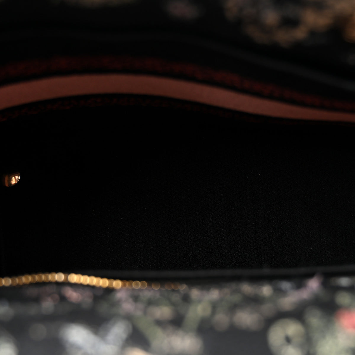 Christian Dior Canvas Cabinet De Curiosites Embroidered Medium Lady D-Lite Black Multicolor 5 of 12