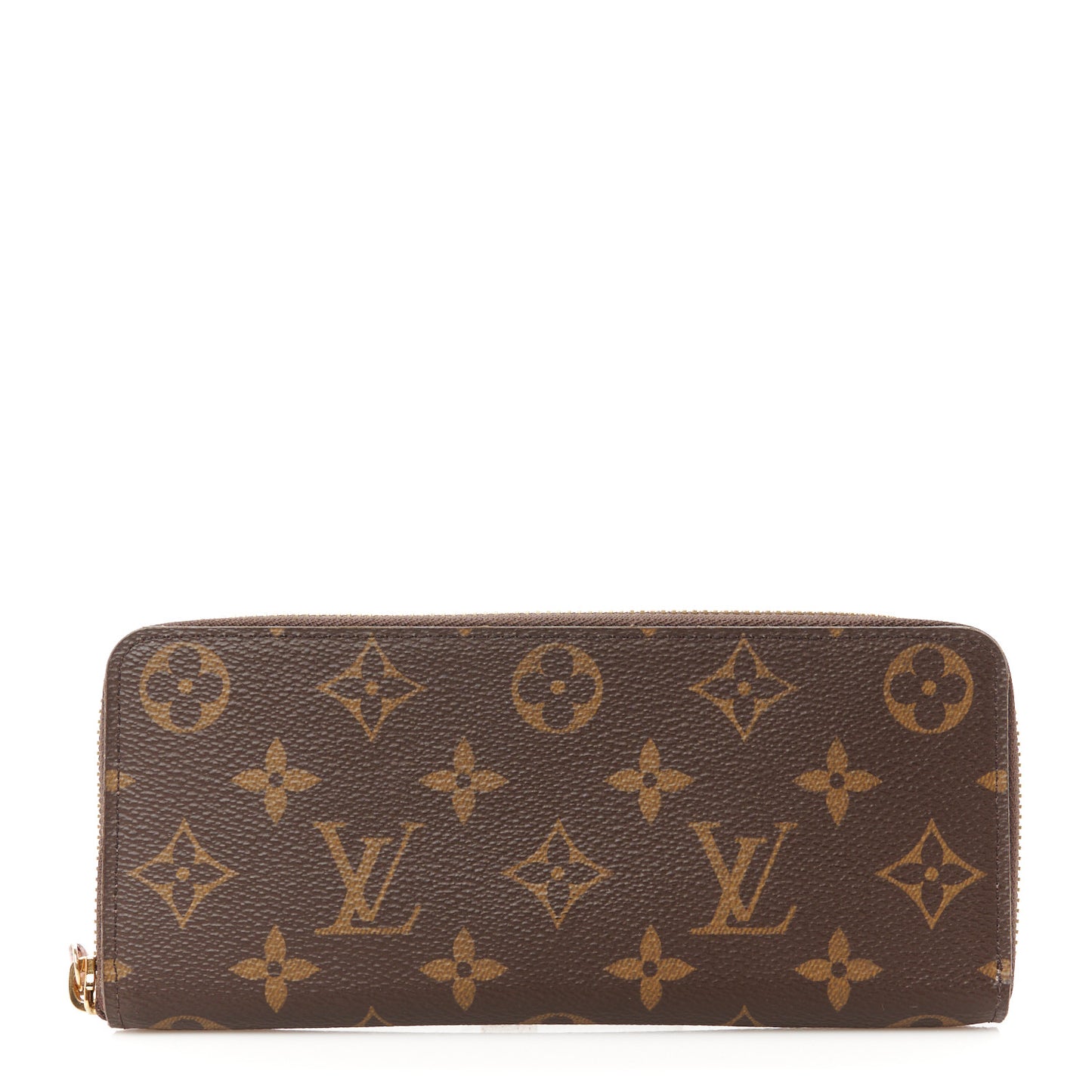 Monogram Clemence Wallet Rose Ballerine