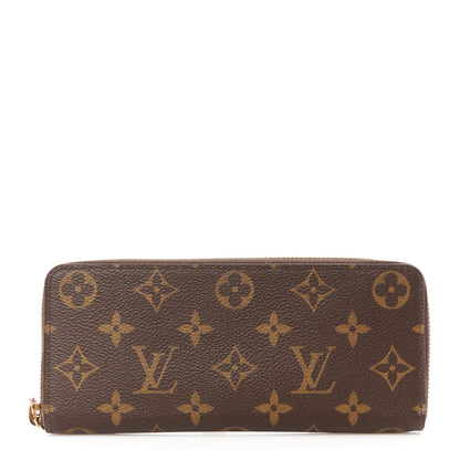Louis Vuitton Monogram Clemence Wallet Rose Ballerine 1 of 8