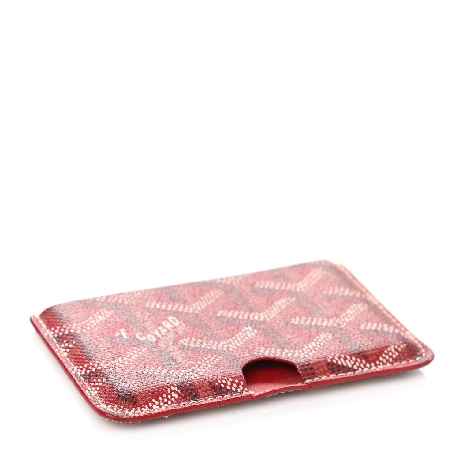 Goyard Goyardine Card Holder Red 4 of 7