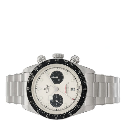 TUDOR Stainless Steel 41mm Black Bay Chronograph Panda Automatic Watch White 79360N 2 of 4