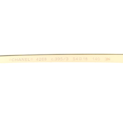 Chanel Round Sunglasses 4268 Gold 5 of 8