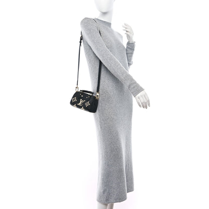 Louis Vuitton Empreinte Monogram Giant Nano Speedy Black Beige 2 of 9
