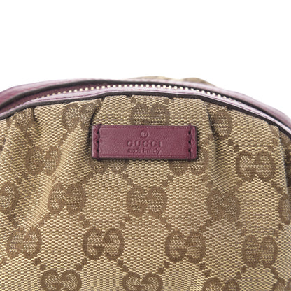 Gucci Monogram Medium Bamboo Cosmetic Case Bordeaux 9 of 9