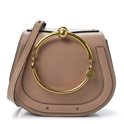 Chloe Calfskin Suede Small Nile Bracelet Bag Biscotti Beige 1 of 9