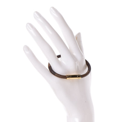 Louis Vuitton Damier Ebene Keep It Bracelet 17 2 of 5