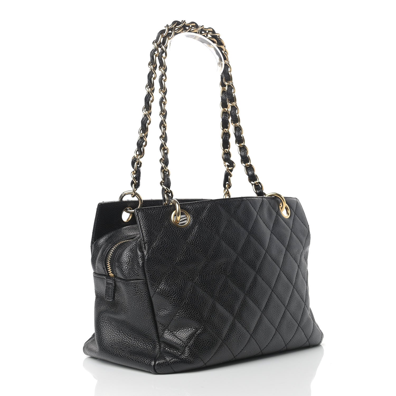 Chanel Caviar Quilted Petit Timeless Tote PTT Black 3 of 11