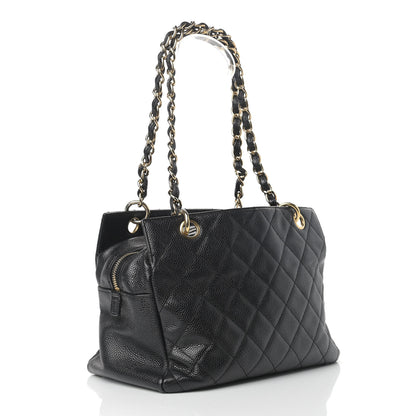 Chanel Caviar Quilted Petit Timeless Tote PTT Black 3 of 11