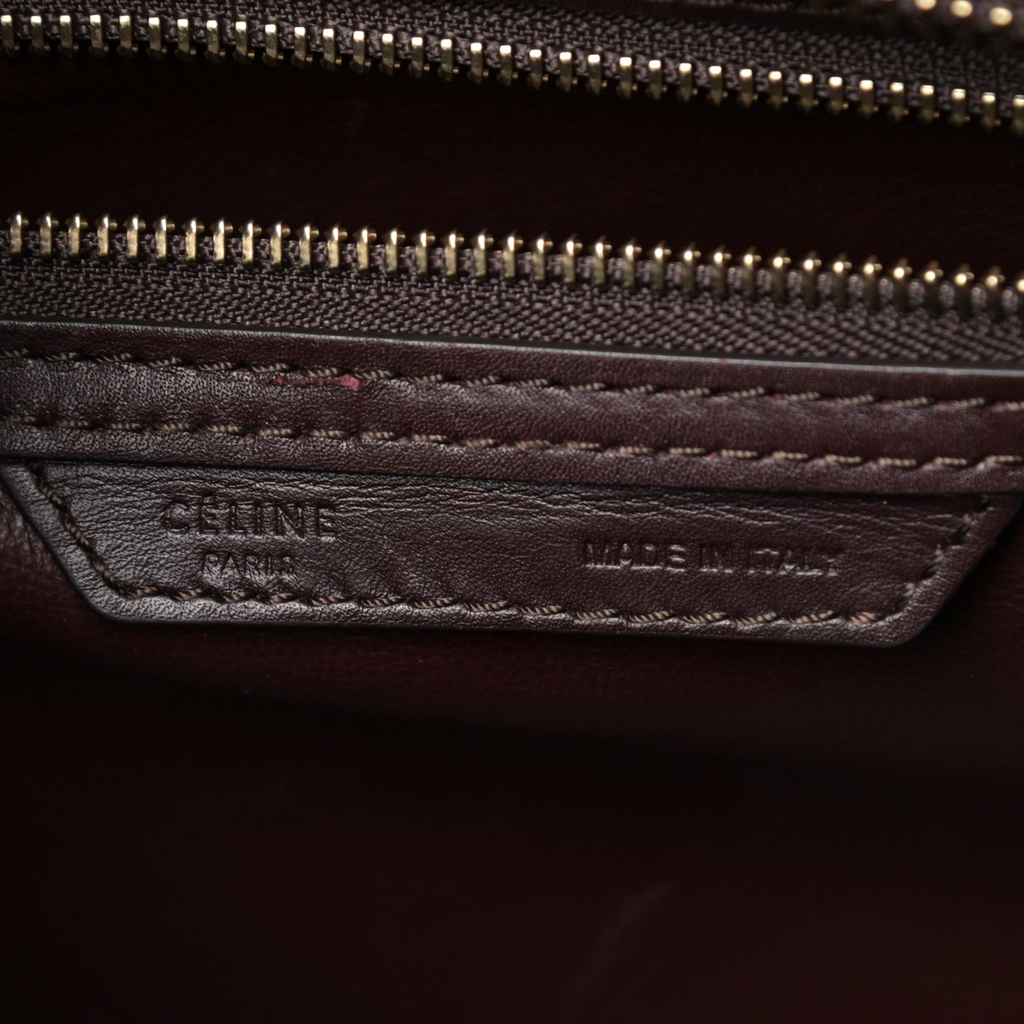 Smooth Calfskin Suede Micro Tri-Color Luggage Beige