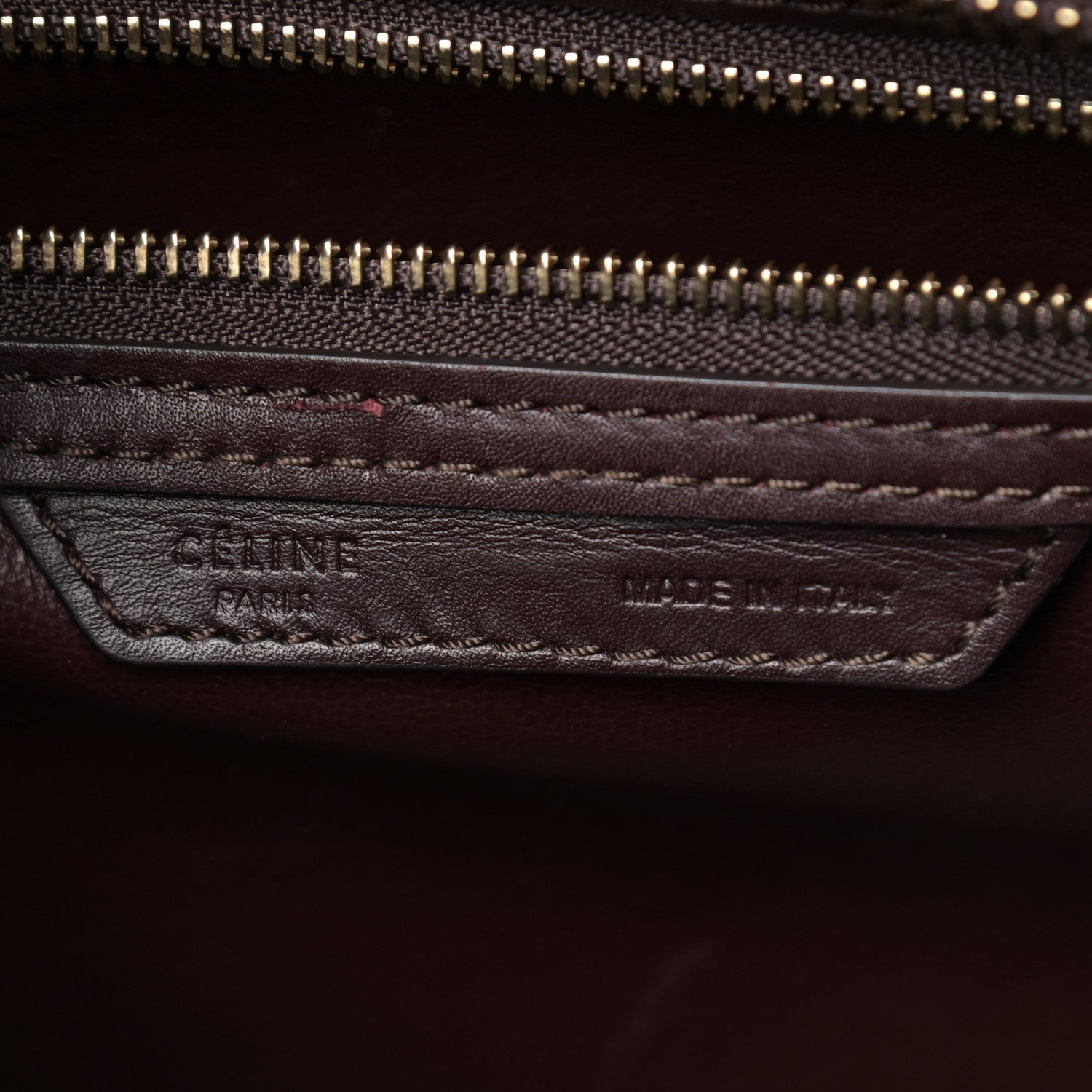 Celine Smooth Calfskin Suede Micro Tri-Color Luggage Beige 5 of 18