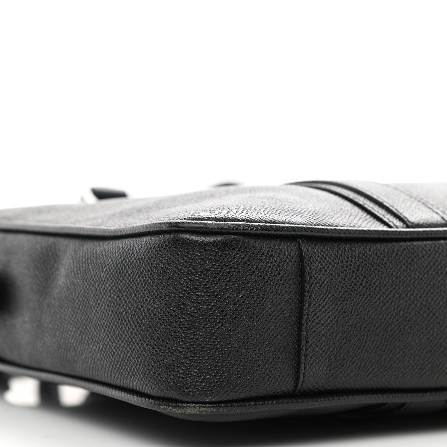 Burberry Textured Calfskin Briefcase Black 9 of 11