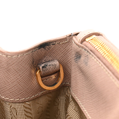 Prada Saffiano Small Galleria Double Zip Tote Cammeo 10 of 12