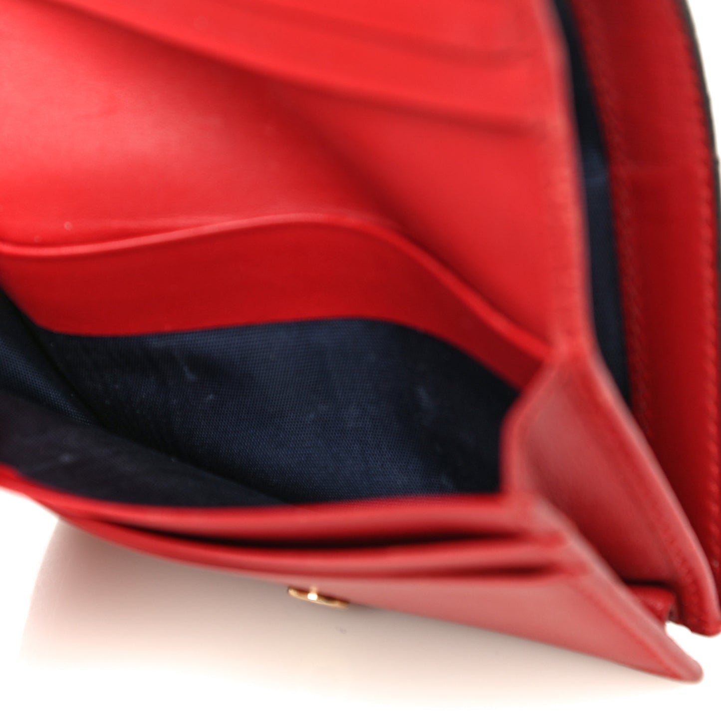 GG Supreme Monogram Blooms Card Case Beige Blue Navy Hibiscus Red