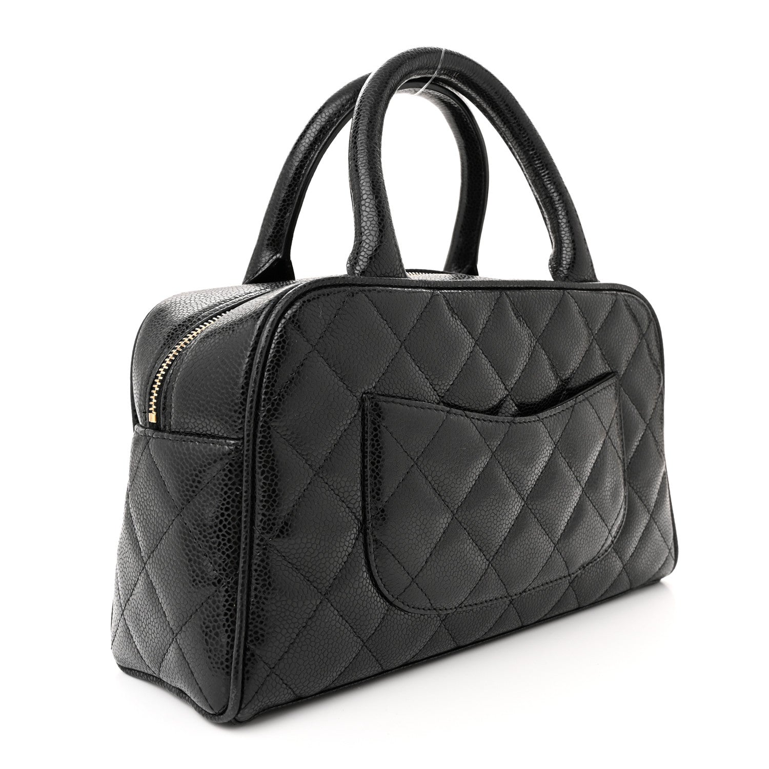 Chanel Caviar Quilted Small Bowler Black 3 of 13