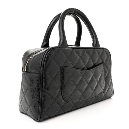Chanel Caviar Quilted Small Bowler Black 3 of 13