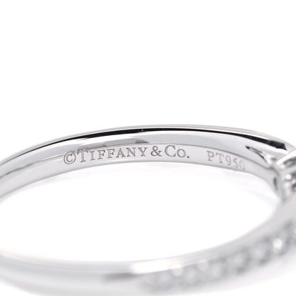 Tiffany Platinum Diamond .21ct Round Brilliant Harmony Engagement Ring 50 5.5 5 of 7