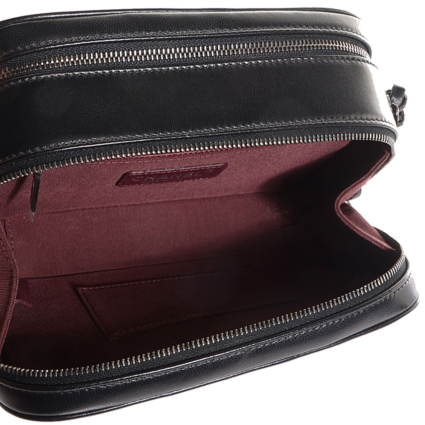 Lambskin Small Coco Boy Camera Case Black