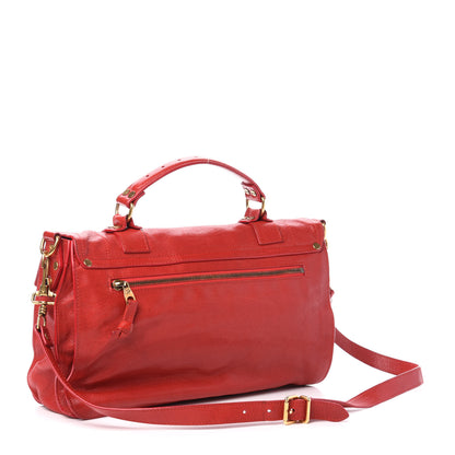 Proenza Schouler Lambskin Medium PS1 Satchel Red 3 of 11