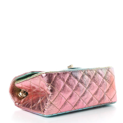 Chanel Metallic Goatskin Quilted Mini 2.55 Reissue Flap Multicolor 5 of 11