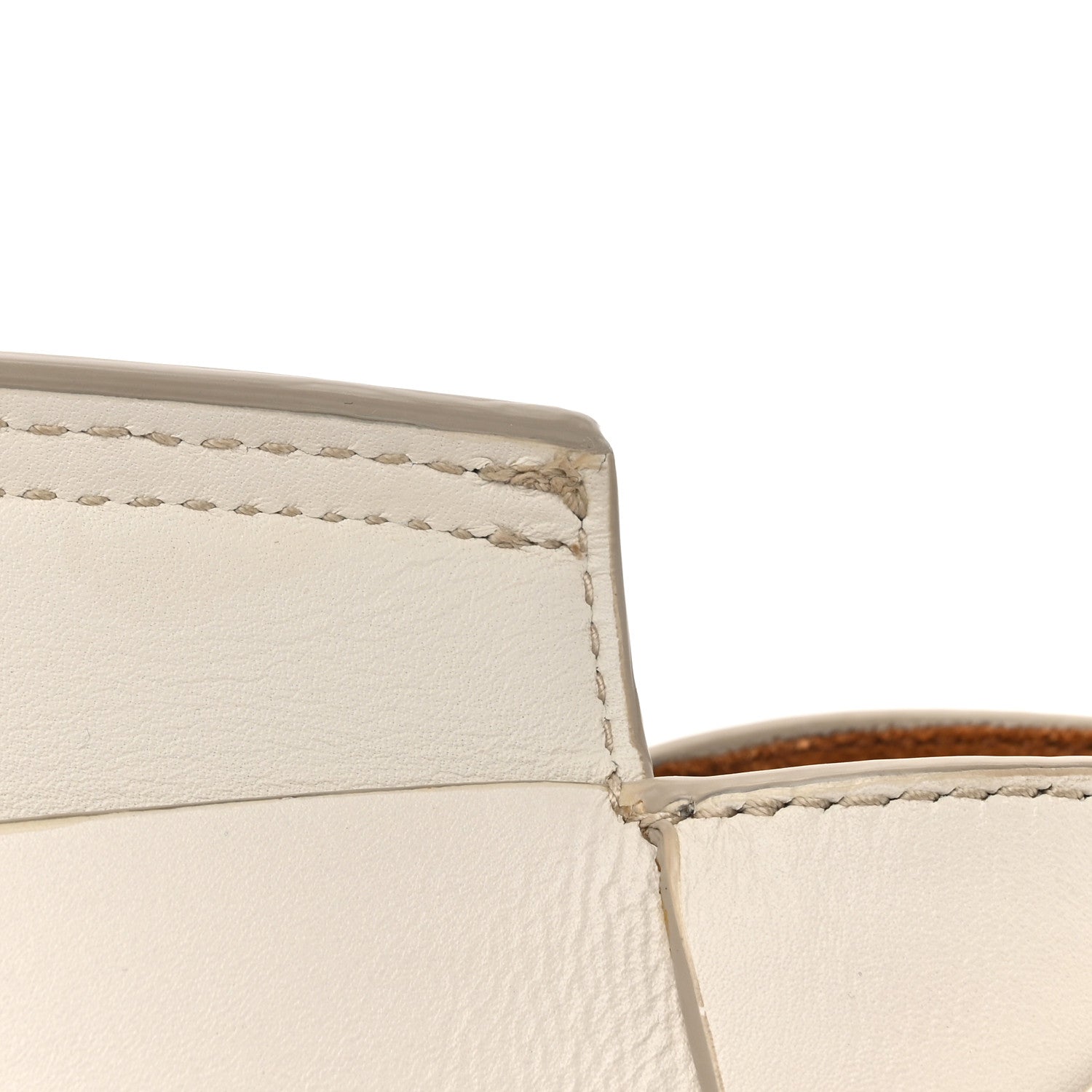 Bottega Veneta French Calfskin Maxi Intrecciato Small Arco Bianco 15 of 15