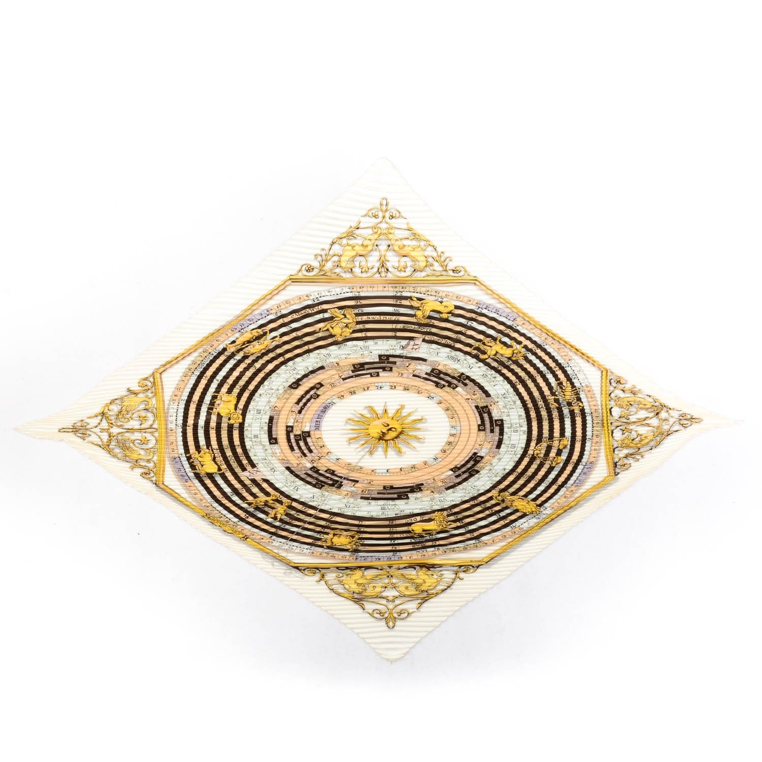 Hermes Silk Plisse Astrologie Scarf 90 3 of 4