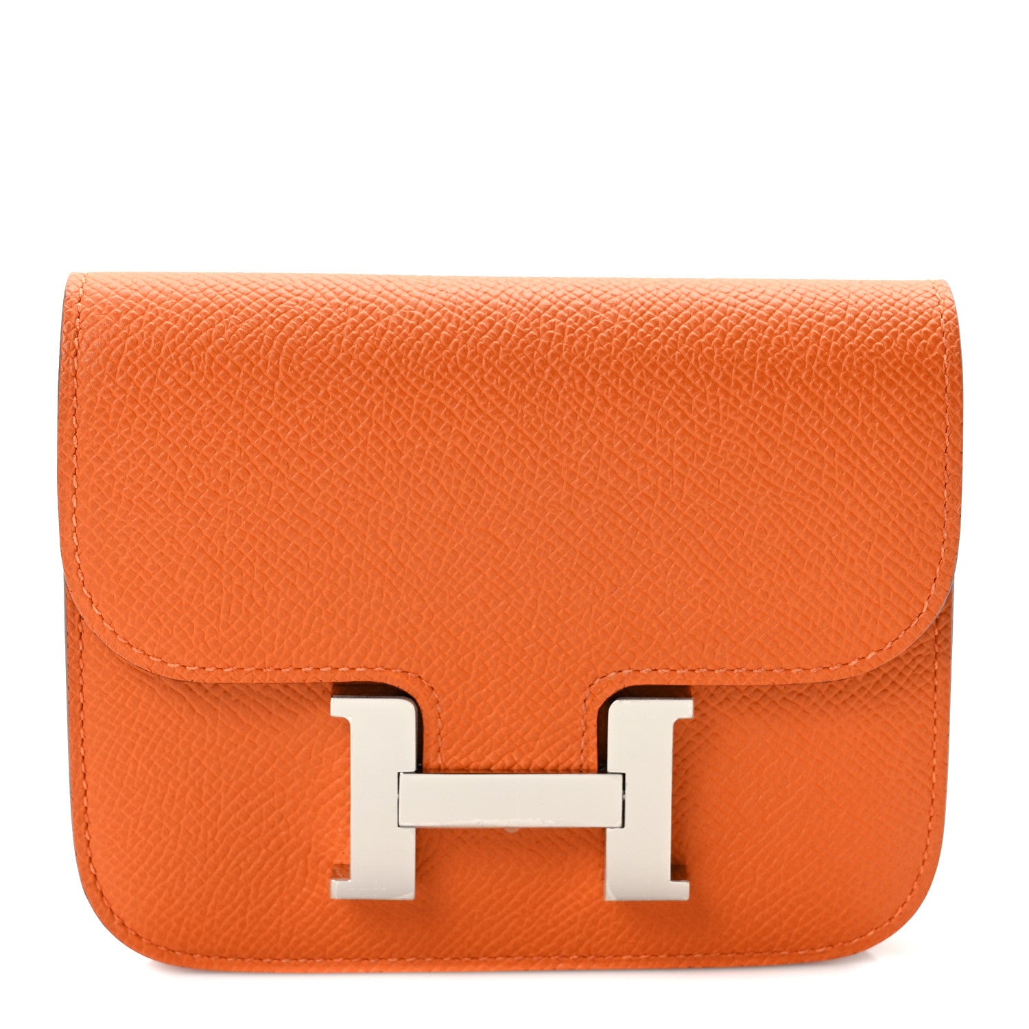 Hermes Epsom Constance Slim Wallet Abricot 2 of 7