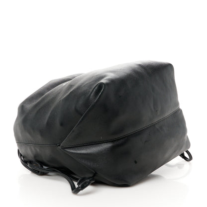 Saint Laurent Lambskin Teddy Drawstring Bag Black 5 of 14