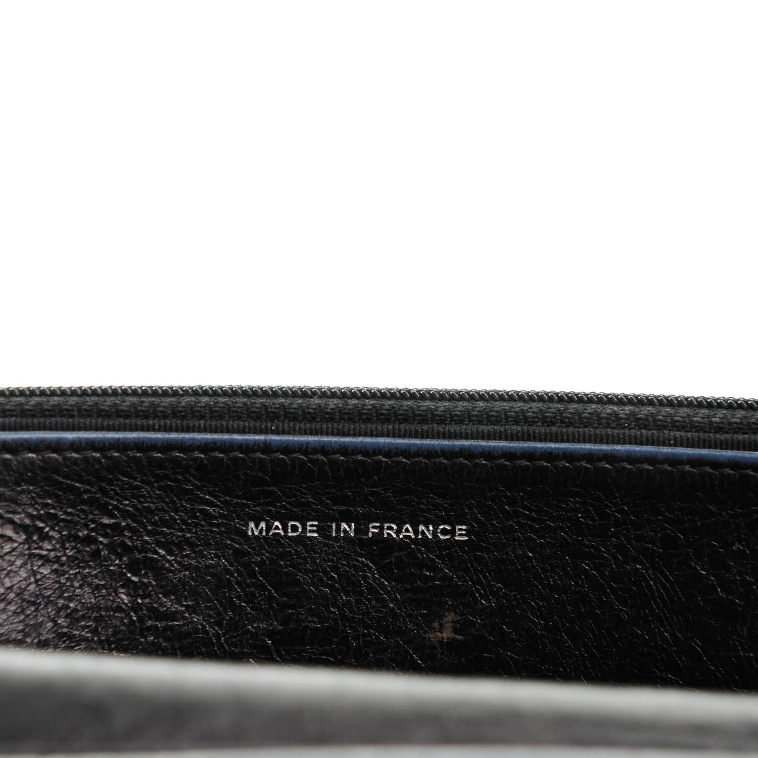 Chanel Aged Calfskin Reissue Wallet On Chain WOC Metallic Black 7 of 8