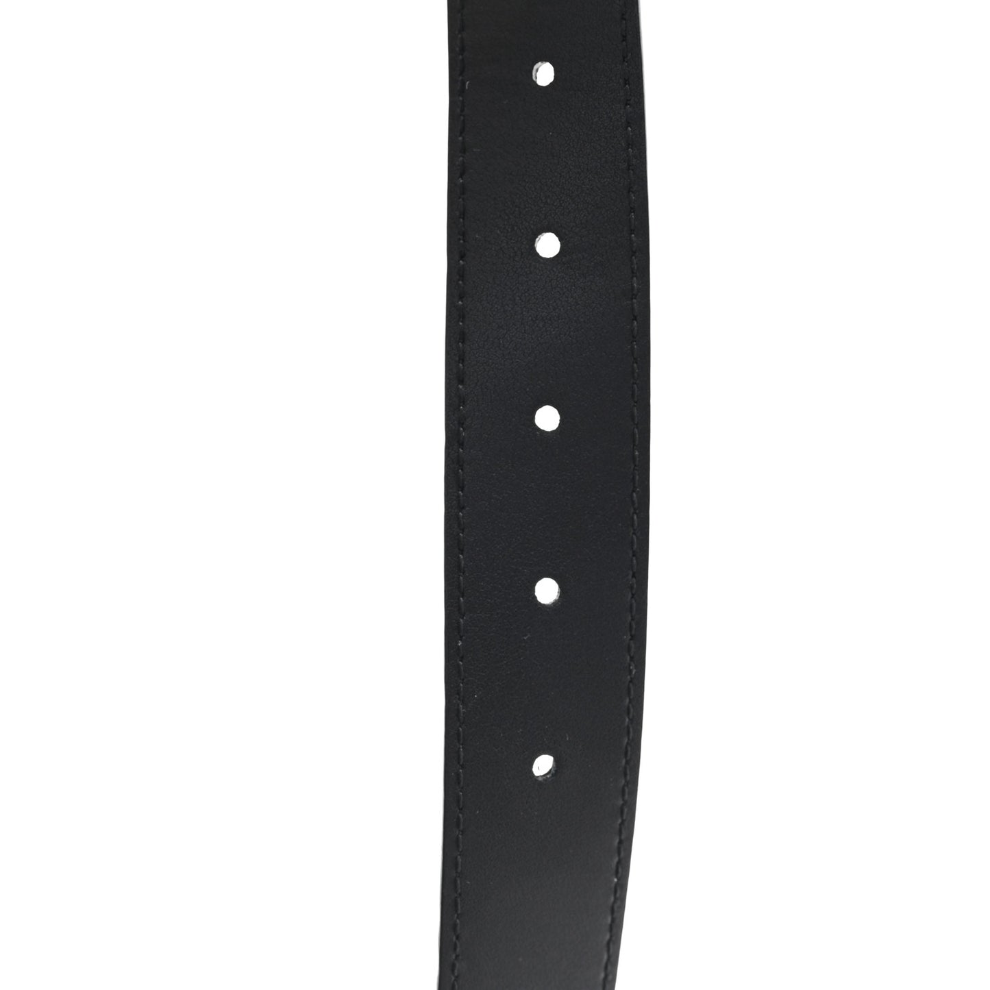 Azalea Calfskin Enamel Monochrome Double G 40mm Belt 85 34 Black