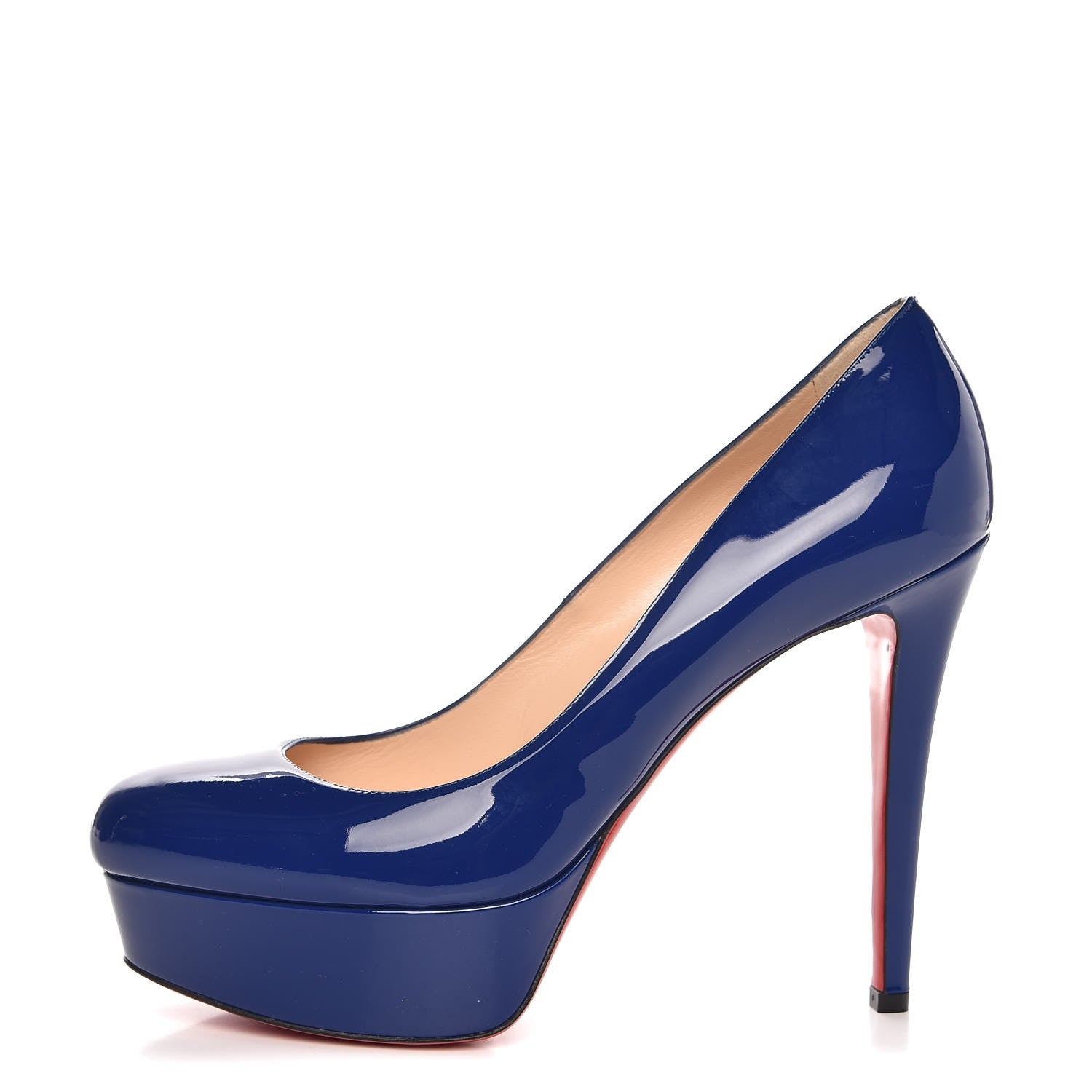 Christian Louboutin Patent Bianca 120 Pumps 39.5 Neptune 1 of 7
