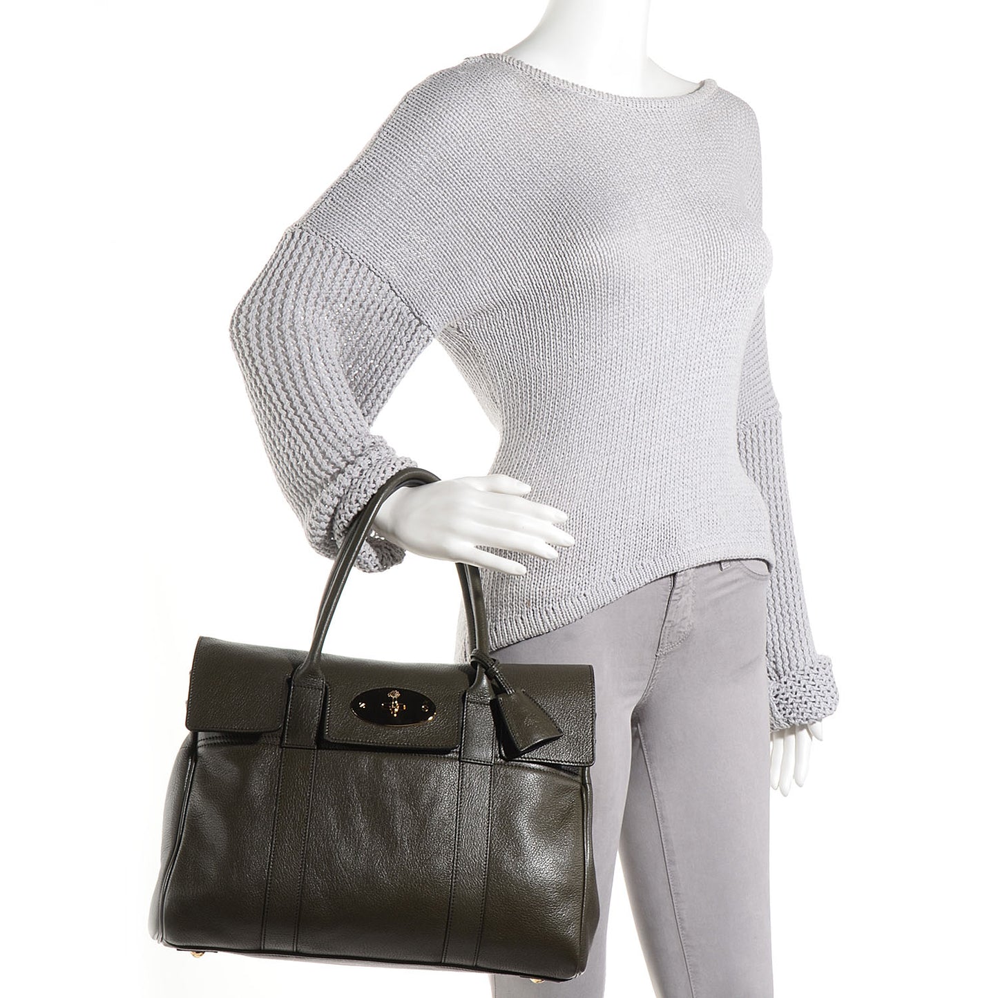 Glossy Goatskin Bayswater Evergreen